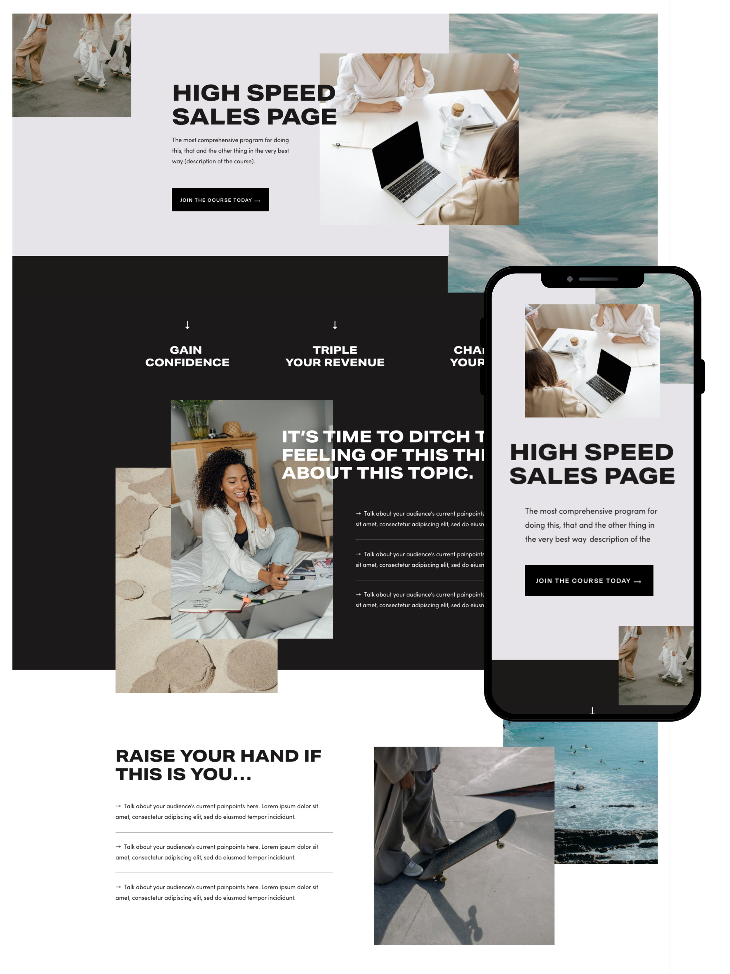 Sales Page Design | Elite Launch Design - Create in Alexandria ,VA for Higher Conversions