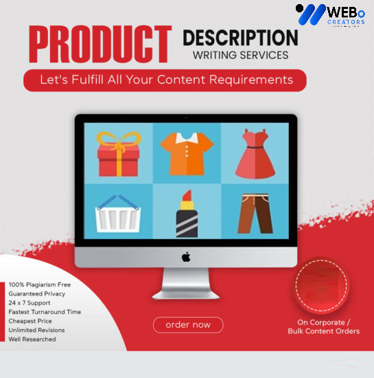 Product Description Writing Services | Best Digital Marketing Agency | Web Design in Alexandria ,VA for online stores